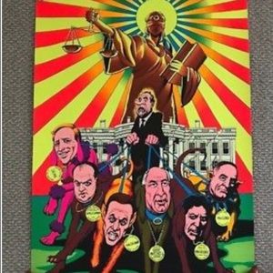 Original Watergate Blacklight Poster